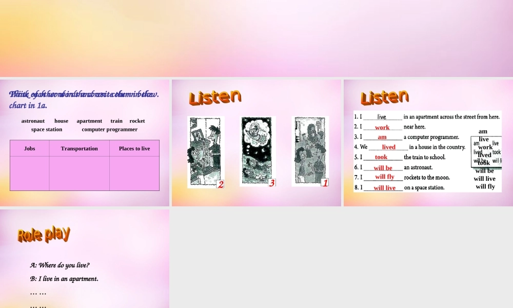 秋八年级英语上册 Unit 7 Will people have robots Section B(1a 1e)课件 (新版)人教新目标版 课件