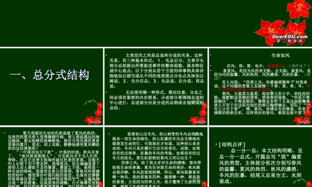 高中语文作文常见模式例析课件