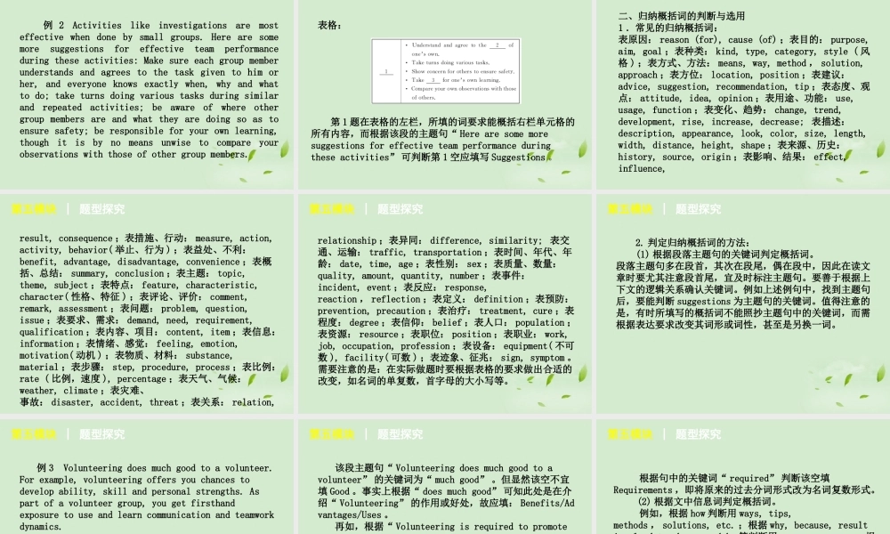 高考二轮三轮总复习 第5模块-阅读填空专题课件(湖南专用) 课件