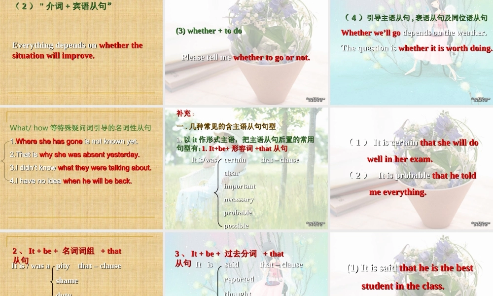 高考英语语法系列名词性从句四 新课标 人教版 试题