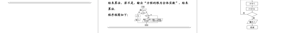 高考数学 第九章第四节 算法与程序框图课件 新人教A版 课件