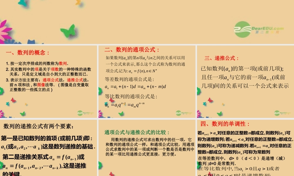 高二数学(数列通项公式递推公式)课件