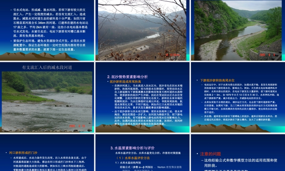 水利水电工程环境影响评价第七章-水环境评价