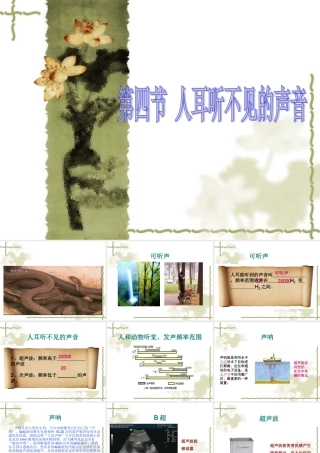 人耳听不见的声音