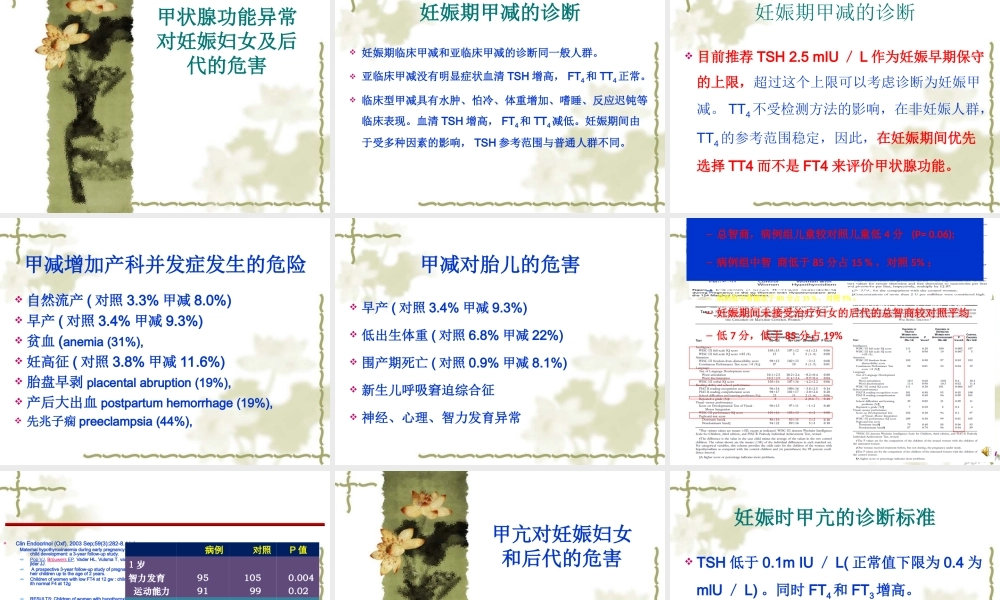 甲状腺功能异常对妊娠的危害和防止方法