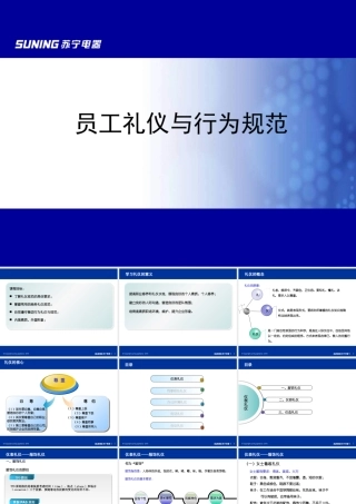 【金商道】苏宁电器管理篇—员工礼仪与行为规范