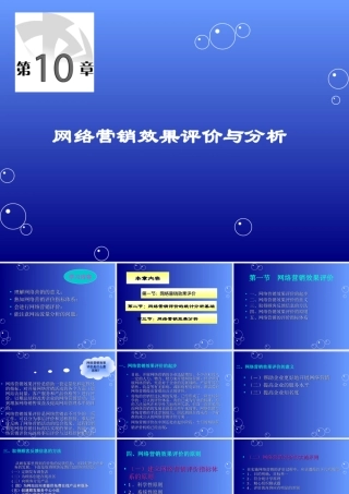 第十章网络营销效果评价与分析