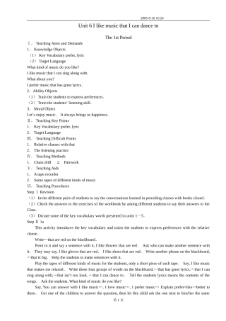 Unit6IlikemusicthatIcandanceto