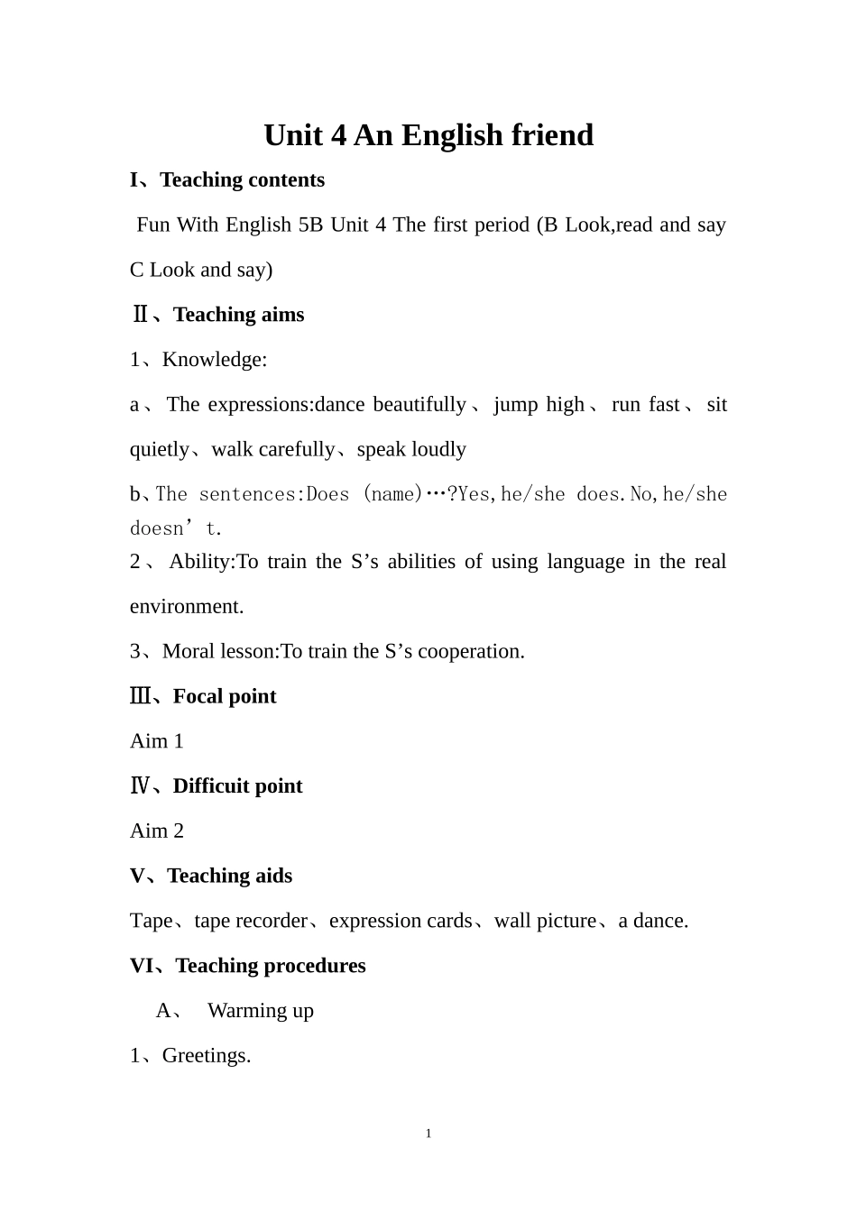 Unit4AnEnglishfriend_第1页