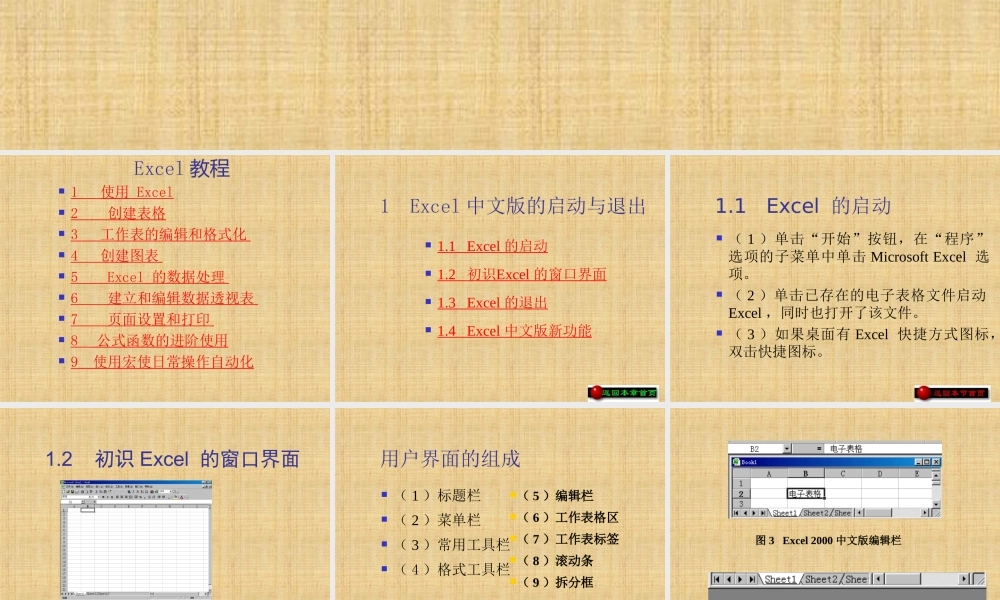 excel2003教学课件