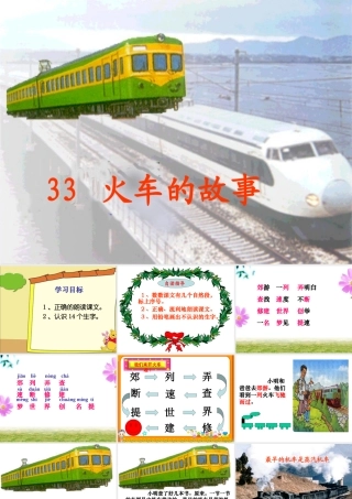 《火车的故事》课件3