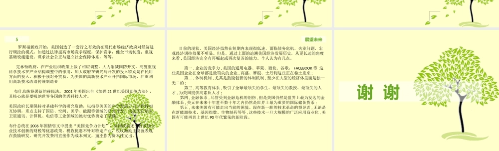 当代美国经济经发展趋势