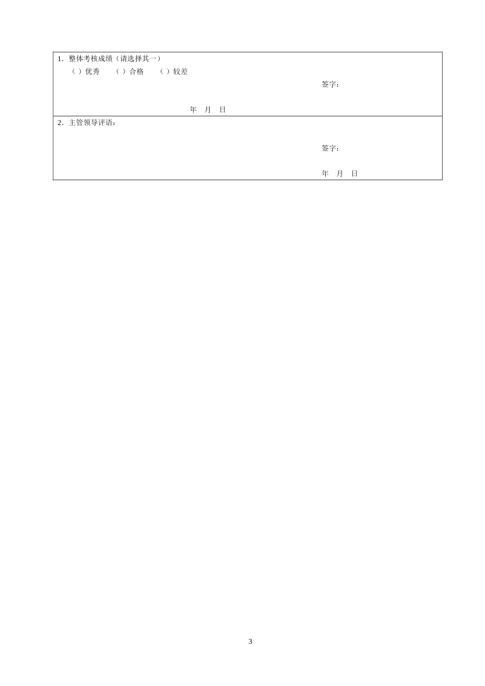 普通员工绩效考核表_第3页