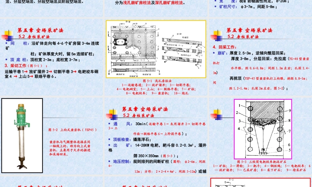 金属矿采矿方法