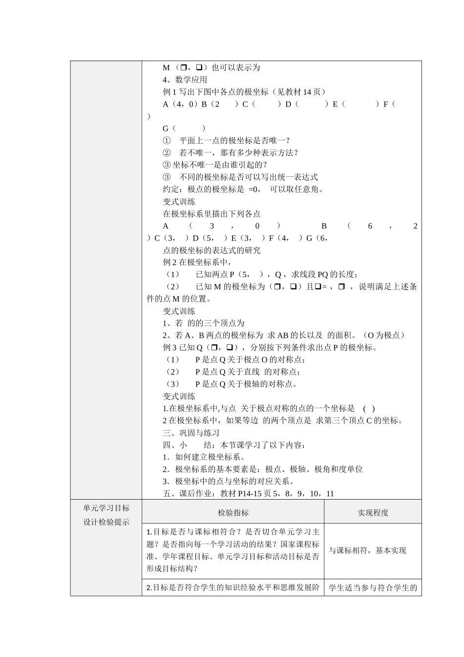 高中数学极坐标系的的概念_第2页