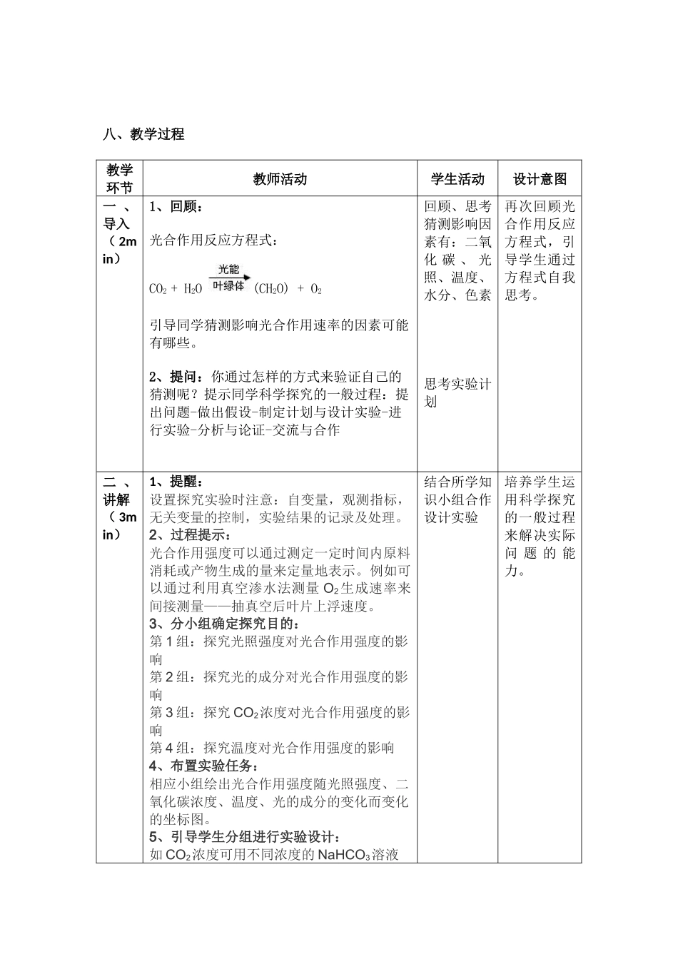 光合作用影响因素实验简案_第3页