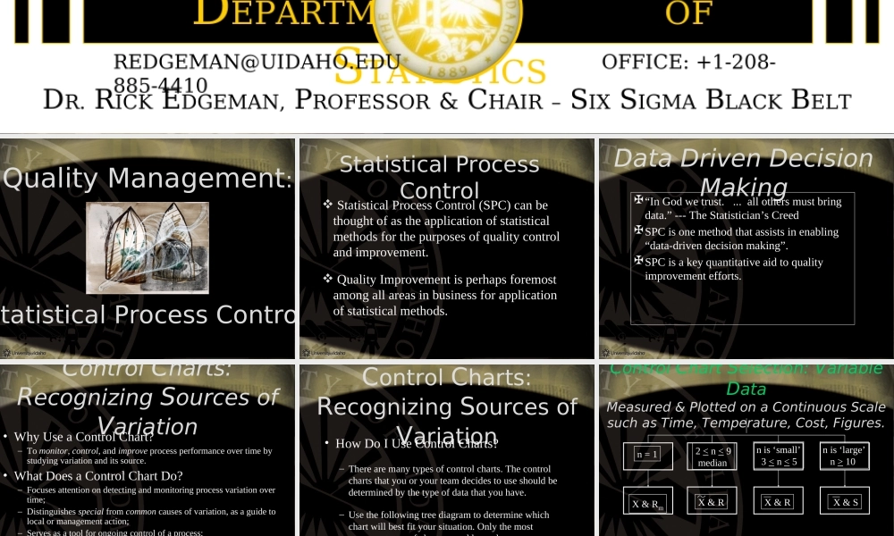 Statistical-Process-Control