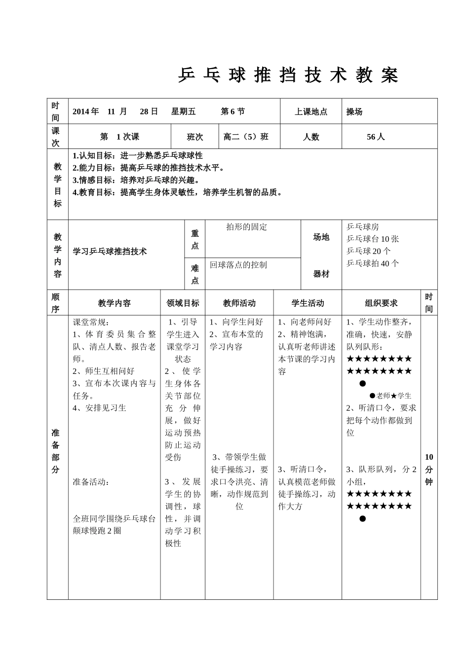 乒乓球推挡技术教案_第1页