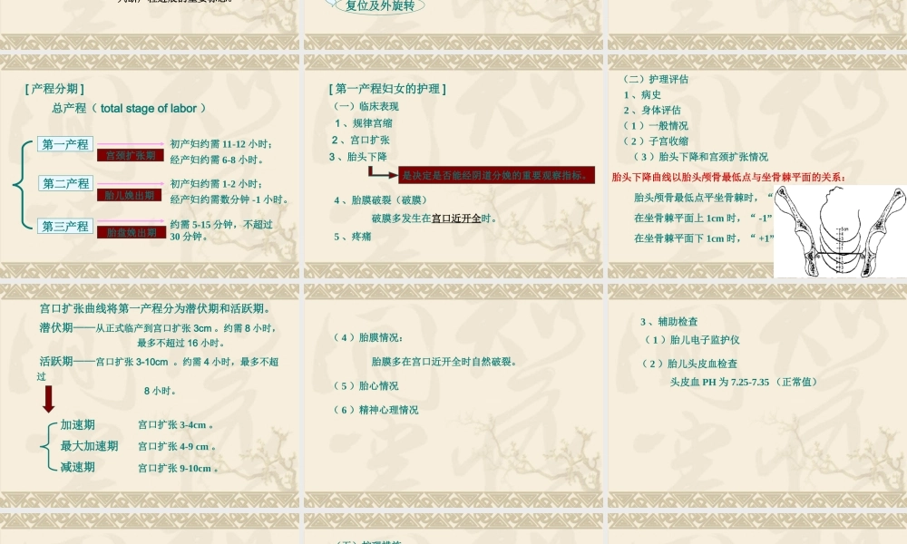 分娩期妇女的护理