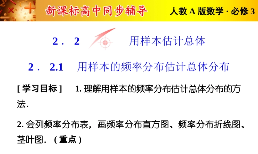 频率分布直方图