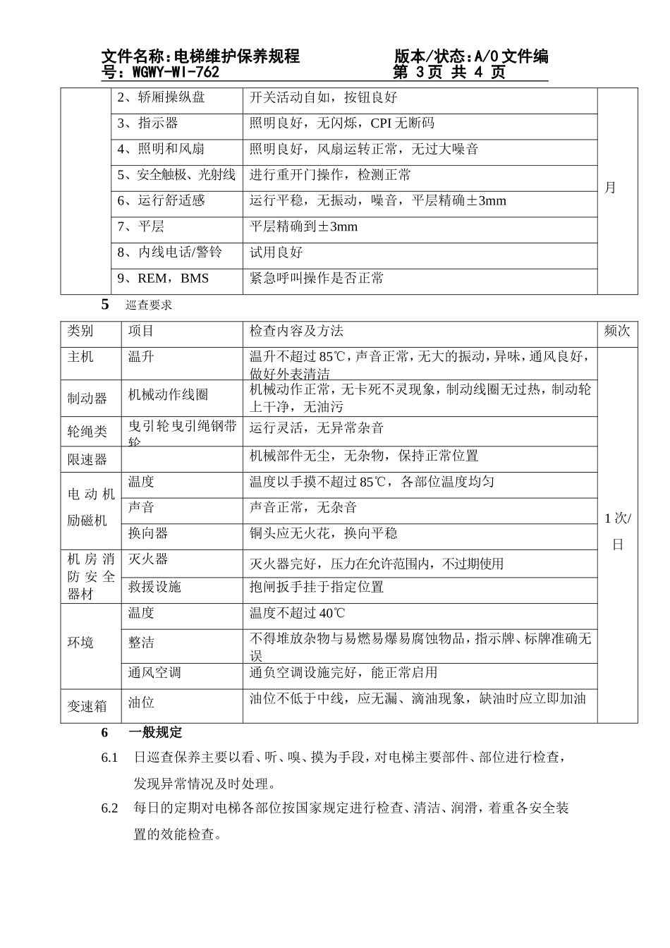 762电梯维护保养规程_第3页