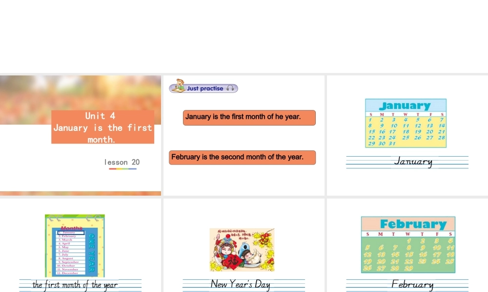 Unit-4-January-is-the-first-month-Lesson-20-课件2