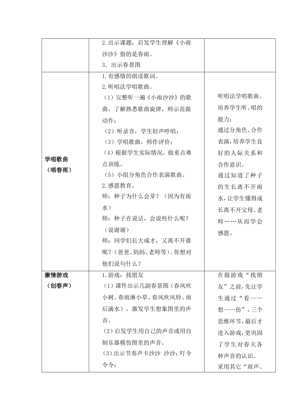 小雨沙沙教案设计_第2页
