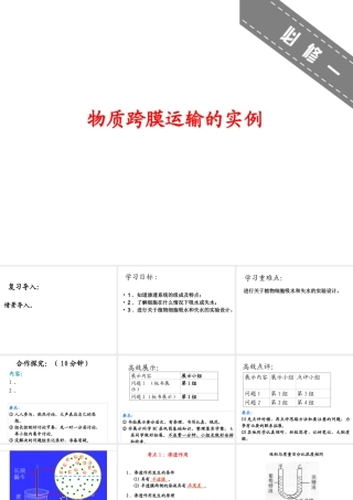 4.1-物质跨膜运输实例
