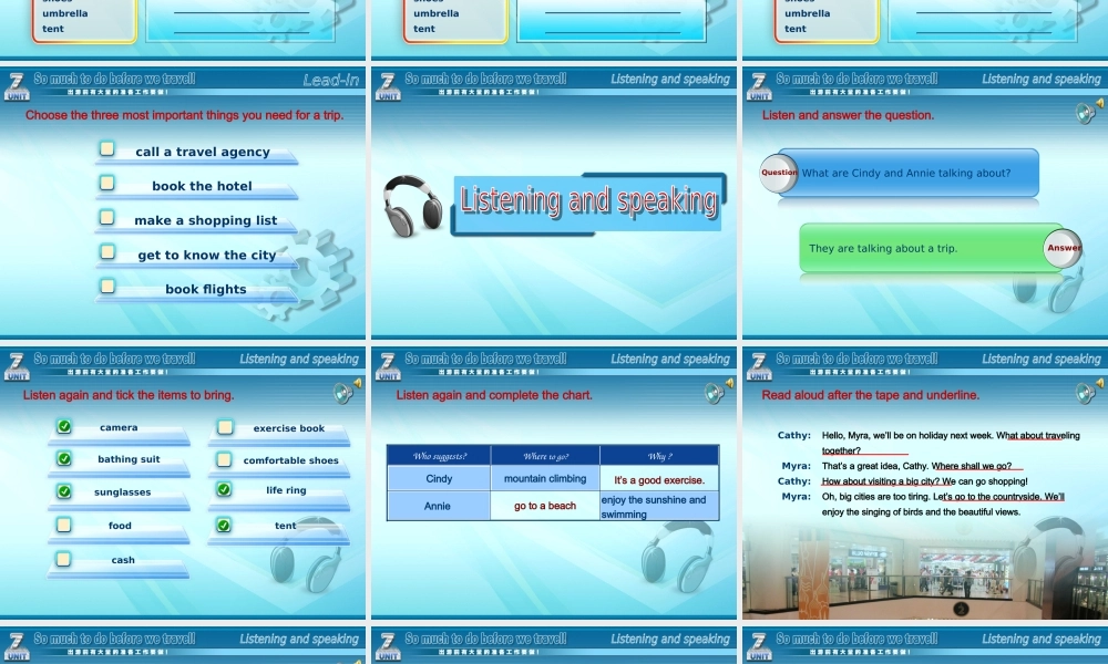 Unit7somuchtodobeforewetravel