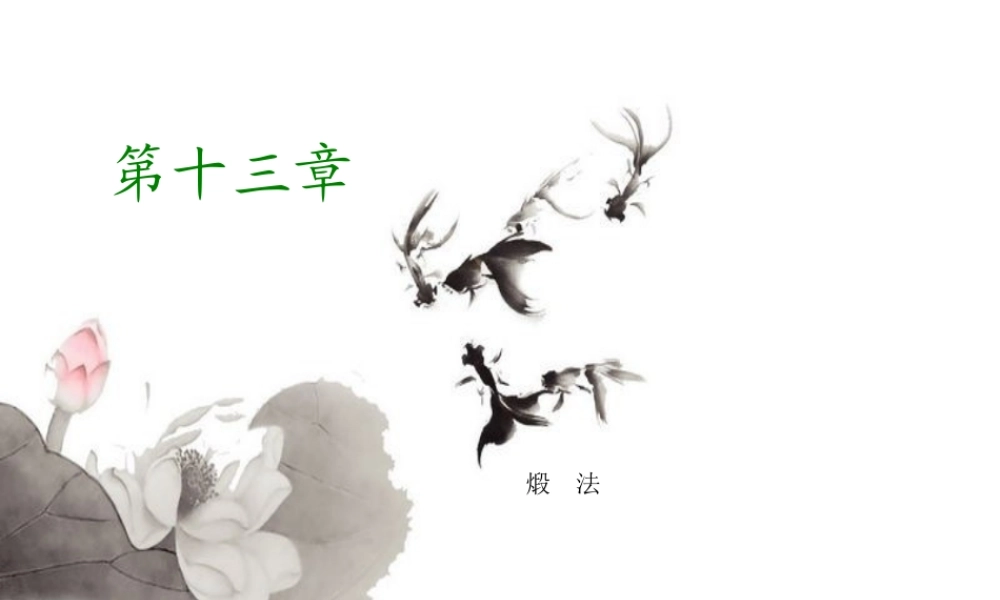 10中药炮制学第13章煅法