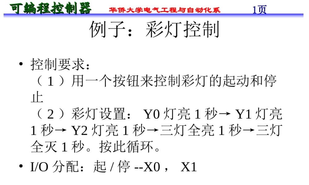三菱PLC------SFC顺序功能图