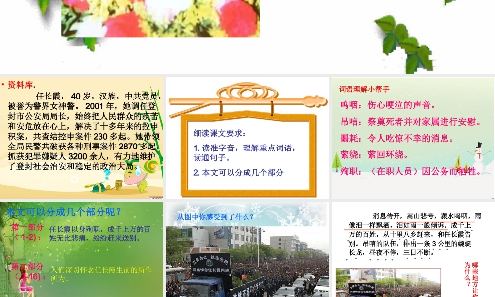 《心中的丰碑》课件