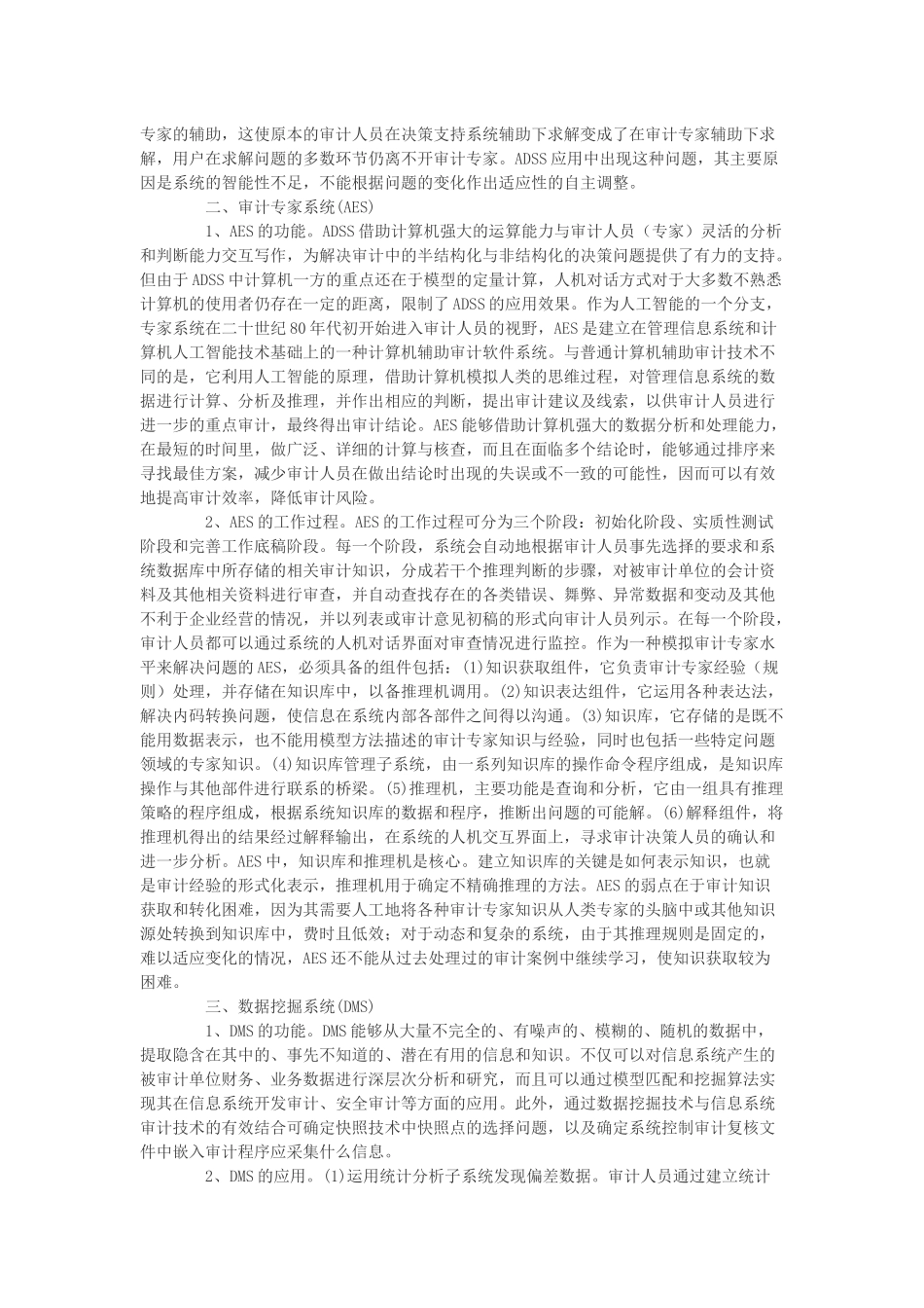 智能审计决策支持系统_第2页