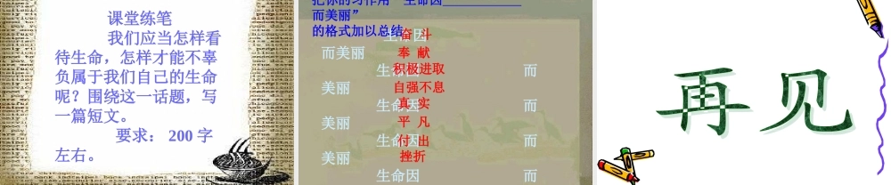 《生命-生命》课件