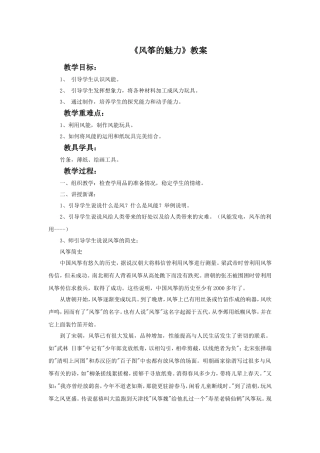 《风筝的魅力》