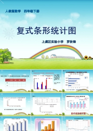 小学数学2011版本小学四年级复试条形统计图