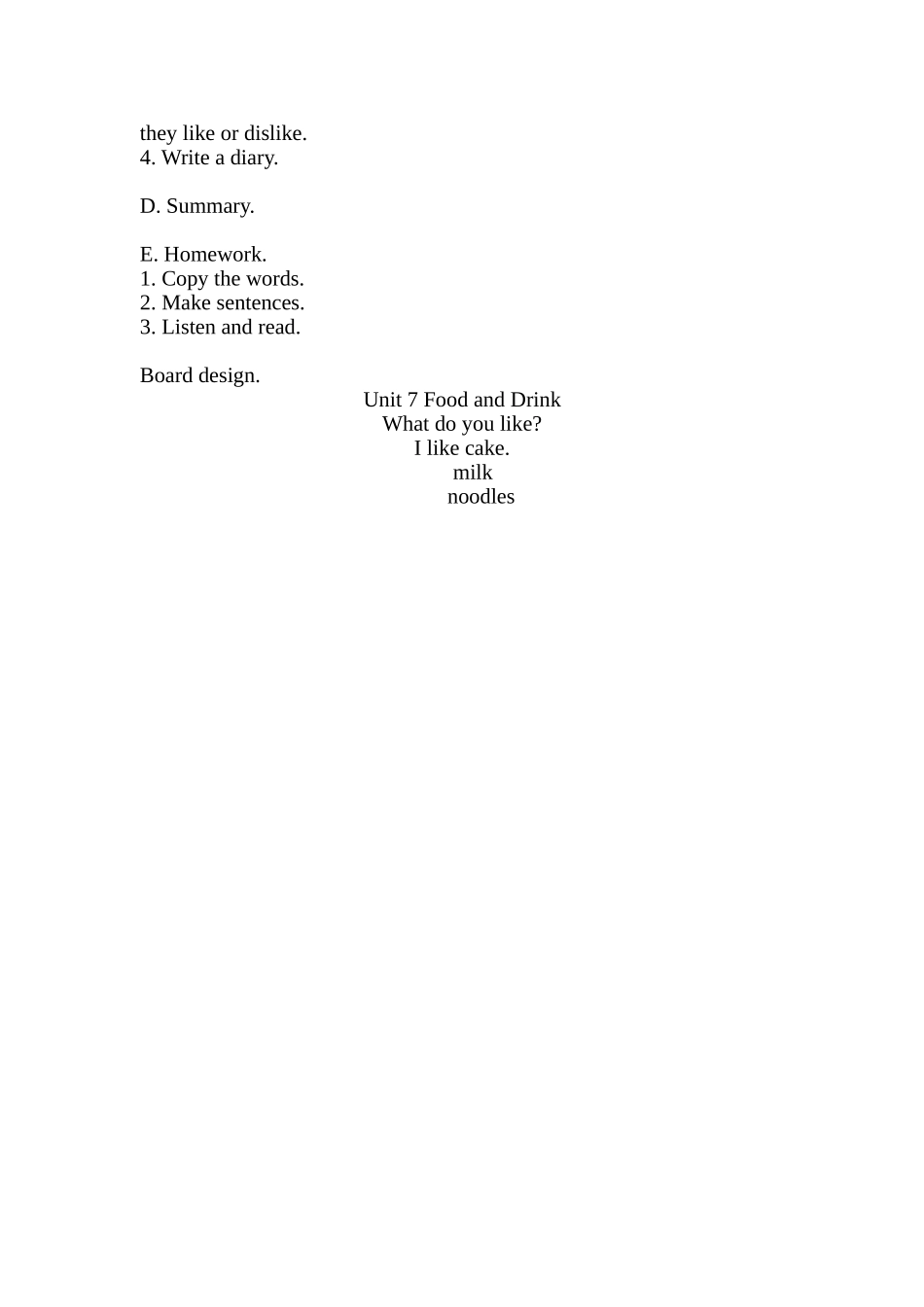 Unit7FoodandDrinkteachingplan(区美婵、谢绮红)_第2页