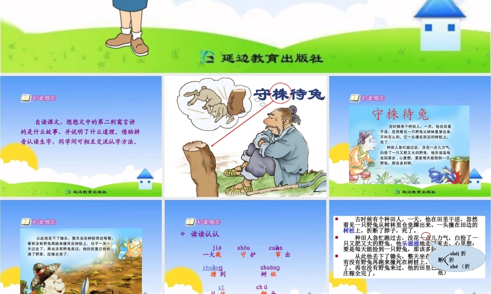 《守株待兔》课件(1)