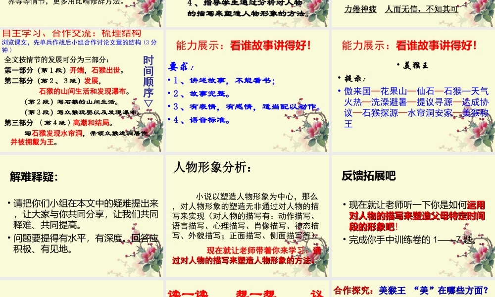 辉县市城北中学凡在宾《美猴王》
