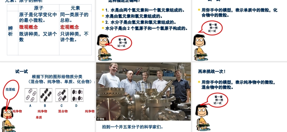 张彦红构成物质的微粒