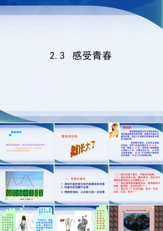 《2.3-感受青春》课件