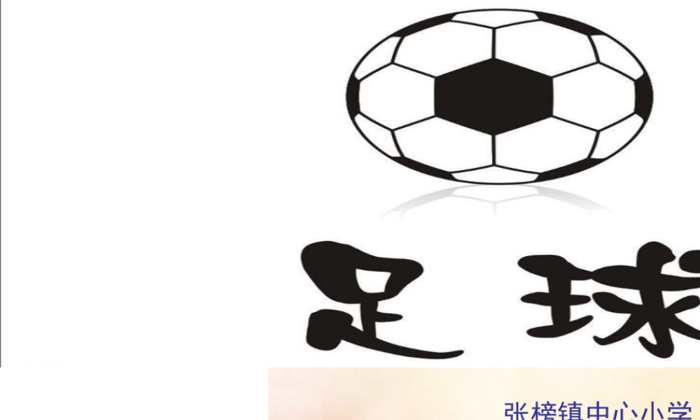 张榜镇中心小学-宋金荣-足球课件ppt