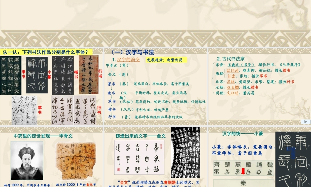 2-2中国古代的艺术选修