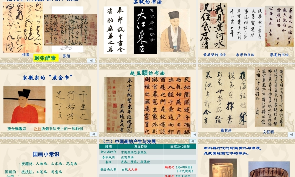 2-2中国古代的艺术选修
