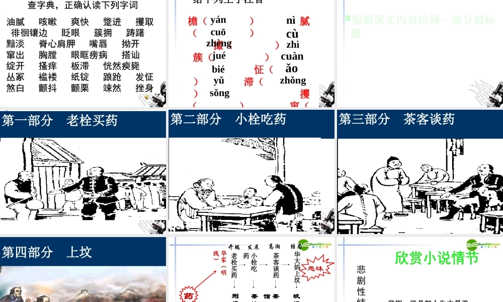 高中语文(药)课件 人教版第四册 课件