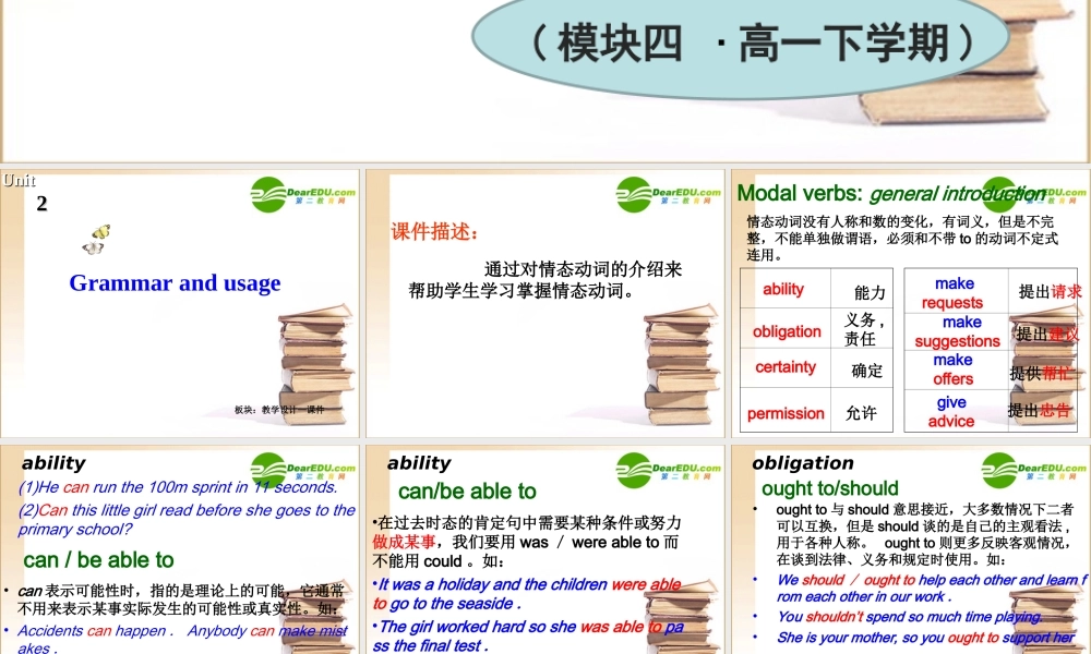 高中英语模块四unit2的ppt1课件牛津版必修4 课件