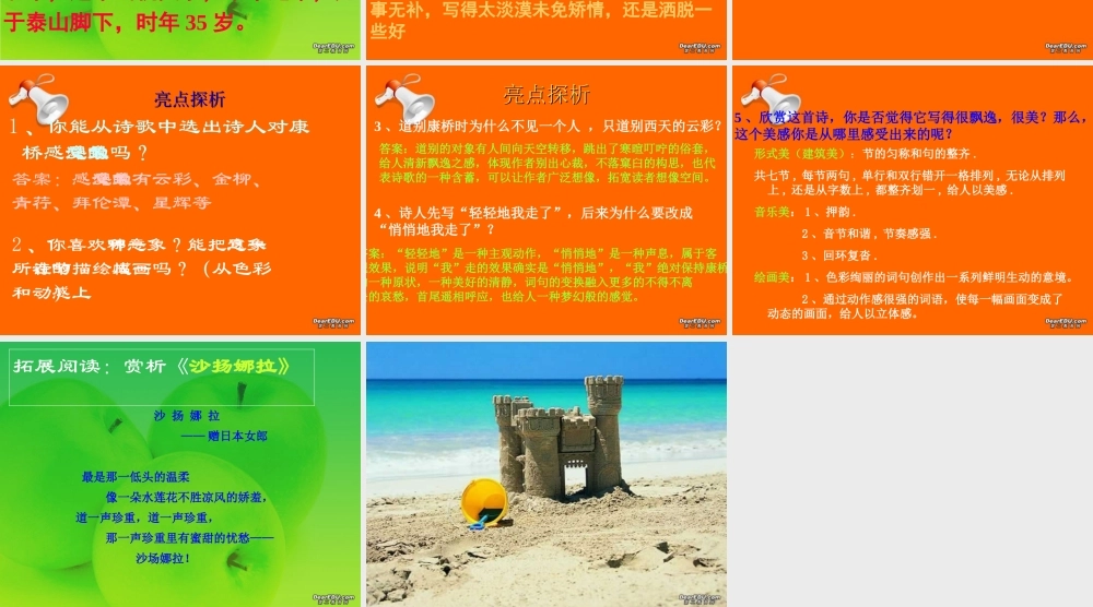 高一语文再别康桥 徐志摩 新课标 人教版0 课件