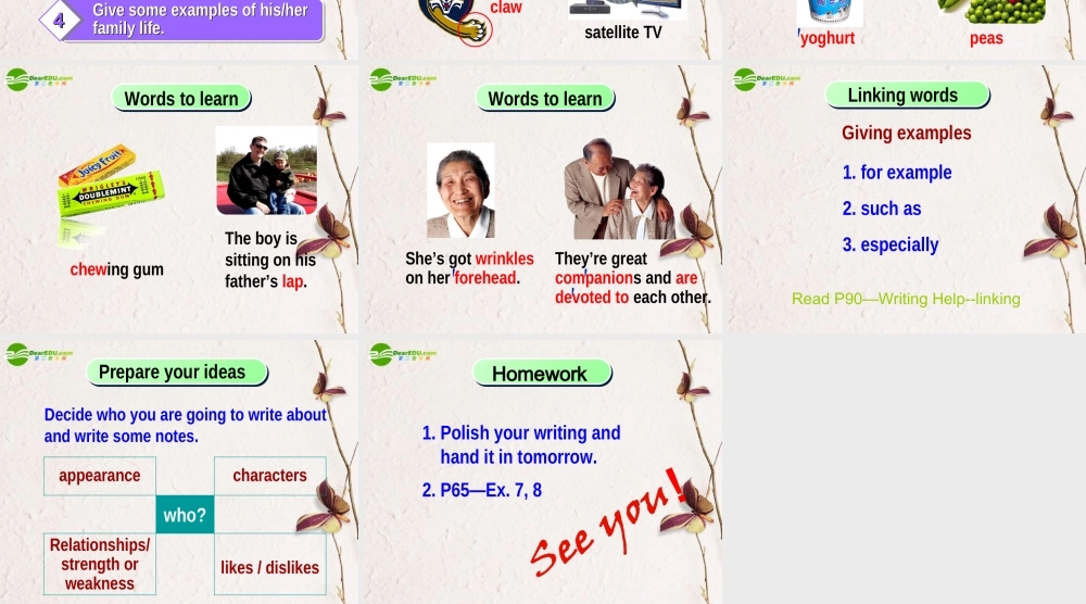 高中英语 Unit 13 People-Writing 课件 北师大版选修5 课件