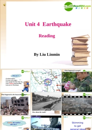 高中英语 earthquake课件 新人教版必修1 课件