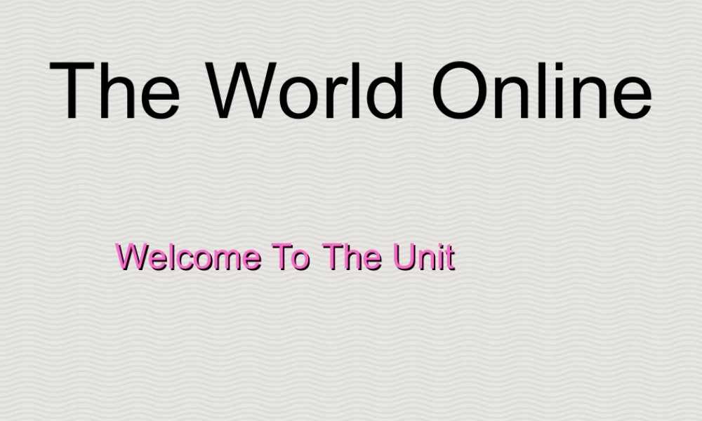 高二英语第三单元课件 译林版 课件